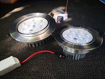 din 2690: Alu Rozetna Led 12x1W 4200k 6000k. fi-65/80mm 3x1W 299rsd fi-65/82mm — 2