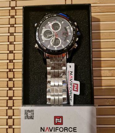 Qol saatları: Yeni, Qol saatı, NaviForce, rəng - Gümüşü — 6