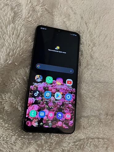 samsung es21: Samsung Galaxy A02, 32 GB, rəng - Qara, Sensor — 2