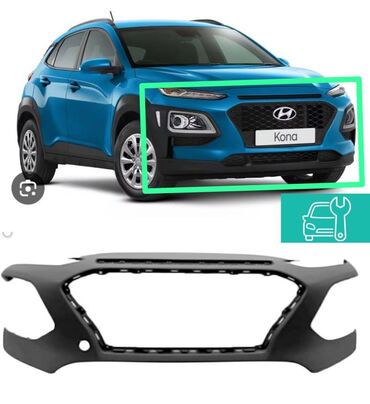 Передние фары: Передний Бампер Hyundai 2019 г., Новый, Аналог