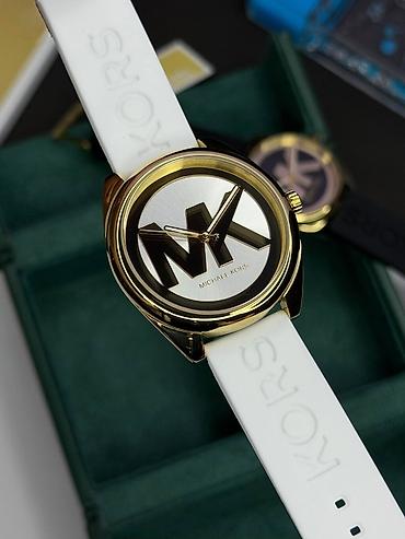 ag qulaq: Michael Kors qadın qol saatı – MK kimlikli dizayn - Model: Michael — 2