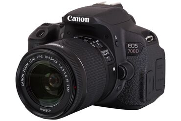 Fotokameralar: 370 AZN
Fotoaparat "Canon EOS 700 d" ve 18-55 mm