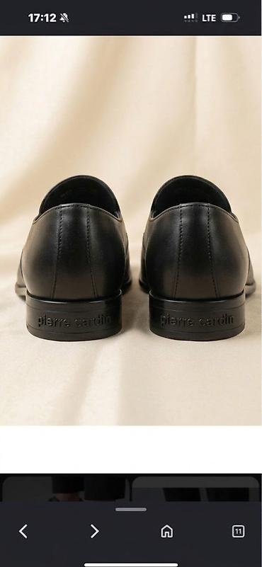 kişi balaklavları: Pierre Cardin kişi klassik ayaqqabı . Təbii dəridir Təp təzədir heç — 2