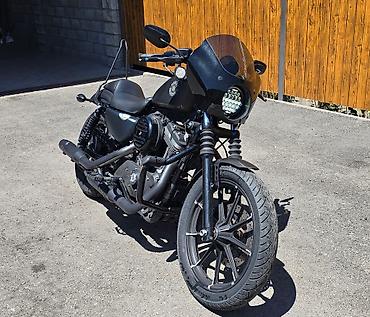 электо мото: Мотоцикл Harley-Davidson черного цвета, модель Sportster Iron 883 — 6
