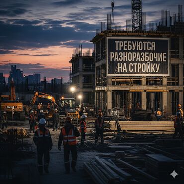 я ищу работу стройку: Талап кылынат Ар түрдүү жумуштарды жасаган жумушчу, Төлөм Сааттык, Тажрыйбасыз
