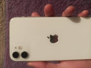 Apple iPhone: IPhone 11, 128 GB, Ağ, Zəmanət