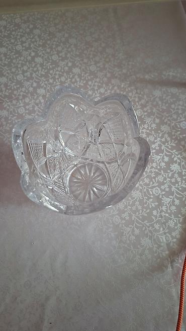 sam qabi: Kəsikli şüşə/qədimi üslub kristal qablar – 2 ədəd dəst - Material — 4