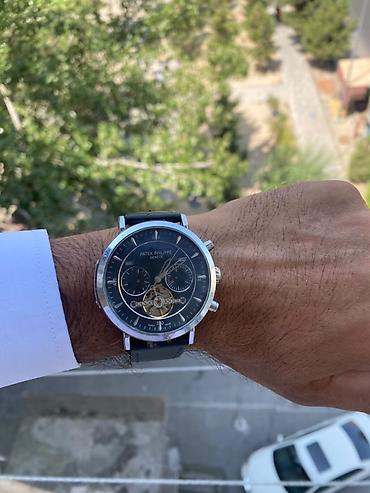 Aksesuarlar: Patek Philippe tərzində mexaniki qol saatı - Korpus: parlaq metal — 1
