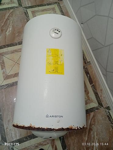 ariston su: Ariston elektrik su qızdırıcısı (şaquli silindrik tip) - Brend/model — 1