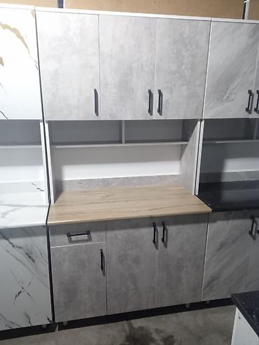 silver kitchen: Кухонный гарнитур, Новый, цвет - Серый, ДСП, Самовывоз, Бесплатная доставка, Платная доставка — 4