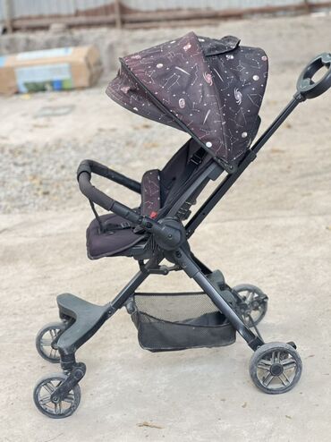 купить прогулочную коляску в польше бу: Коляска, цвет - Черный, Б/у