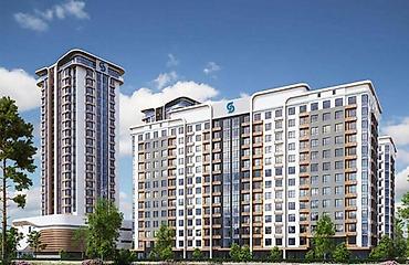 asman residence: 1 комната, 44 м², Элитка, 12 этаж, ПСО (под самоотделку) — 1
