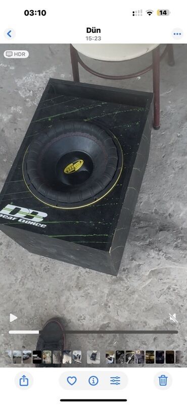 galaksi ət çəkən: Məhsul: Deaf Bonce subwoofer + qutu - Brend/seriya: Deaf Bonce (DB