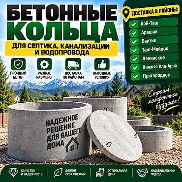 балоны для купания: Бетонные кольца для септика, канализации и водопровода. Описание: - — 1