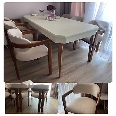 Masa desti 1100₼ satilir .Tezedir demek olar .Stulun biri 230₼ alinib lalafo.az -da Masa desti 1100₼ satilir .Tezedir demek olar .Stulun biri 230₼ alinib