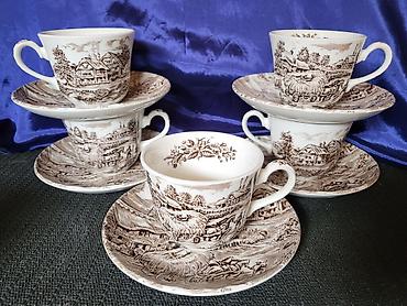 Ostali antikviteti: Solje engleske za kafu,caj Ironstone iz 70ih.god. Engleske solje — 2