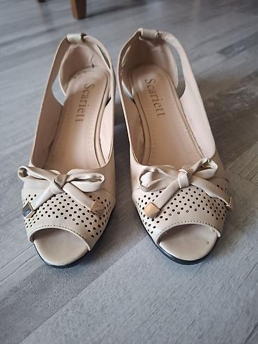 Tuflilər: Scariett qadın ayaqqabısı - Model: açıq burunlu, slingback (arxası — 1