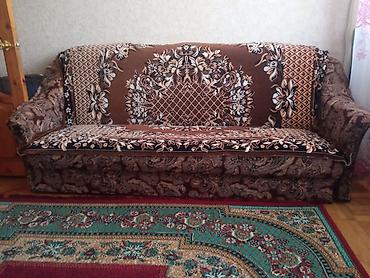 ev al: Klassik üslubda yumşaq divan/ ÖRTÜK HƏDİYYƏ!!! - Parça: Qəhvəyi-bordo — 1