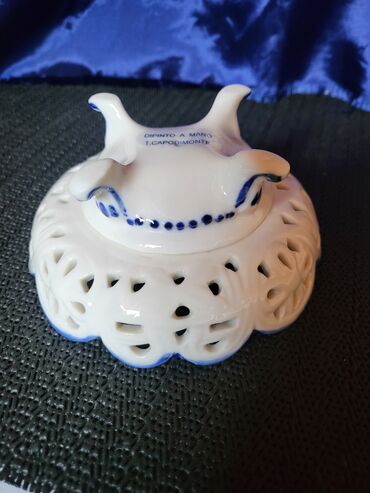 Činije: Bombonijera nova Capo di Monte,vintaz Italija. Nova bombonijera — 11