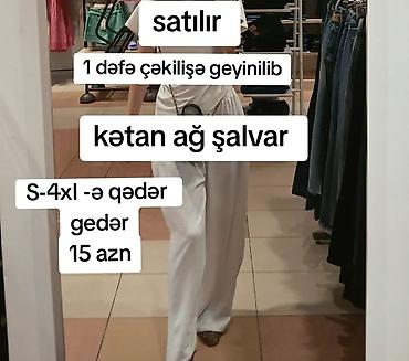 Şalvar, Lc Waikiki, S, M, 4XL, rəng - Ağ lalafo.az -da Şalvar, Lc Waikiki, S, M, 4XL, rəng - Ağ