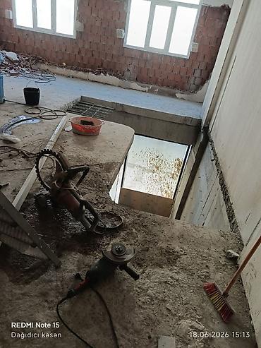 Beton işləri: Beton kəsmə xidməti - Divar, döşəmə və tavanlarda dəqiq və səliqəli — 19