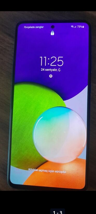samsung a72 ekran: Samsung Galaxy A52, Barmaq izi