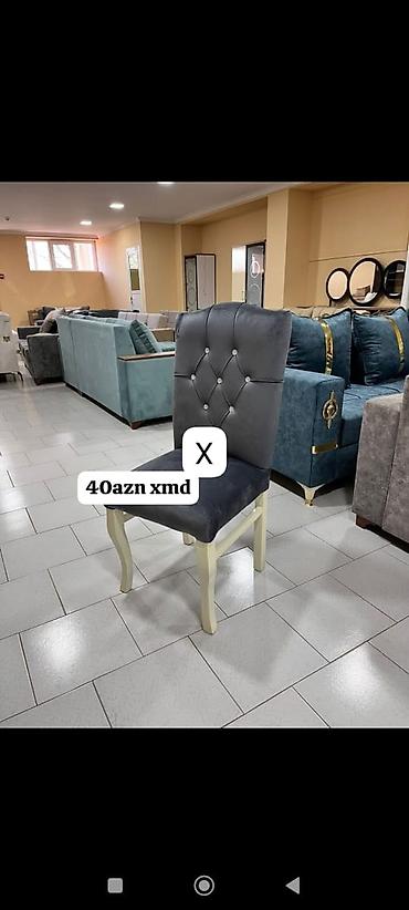 ustul: Yumuşaq oturacaqlı yemək otağı stulu - Rəng: tünd boz oturacaq və bel — 1