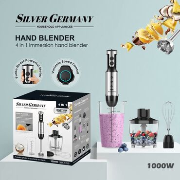 Ütülər və buxarlayıcılar: Əl blender, Silver, Yeni, Ödənişli çatdırılma