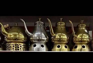 Çaydanlar: Məhsul: Mis/Metal samovar və çaydan dəsti - Klassik şərq üslubunda — 1