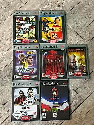 ps2 diskləri: PlayStation oyun diskləri kolleksiyası Paket tərkibi: - Grand Theft — 1