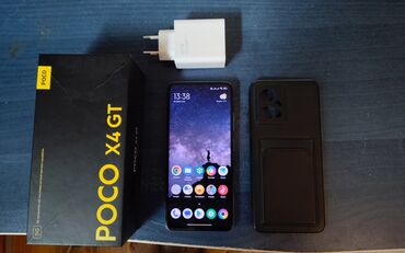 soyuducu kiçik: Poco X4 GT, 256 ГБ, цвет - Синий, Отпечаток пальца, Face ID