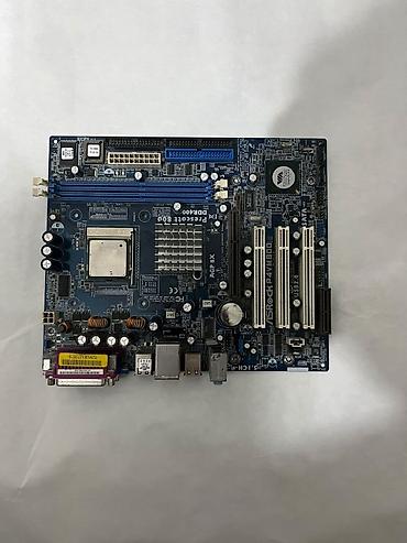 комп: ASRock P4VM800 anakarti Texniki xüsusiyyətlər: - Çipset: VIA P4M800 + — 1