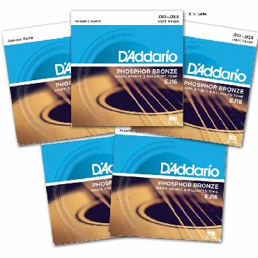 струны для классической гитары: D'ADDARIO EJ16 - Струны для акустической гитары. Дом торговли (