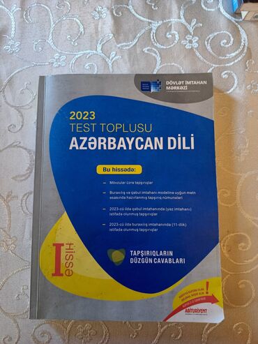 Testlər: Dim test ki̇tablari azərbaycan dili i hissə 4 manat azərbaycan dili ii