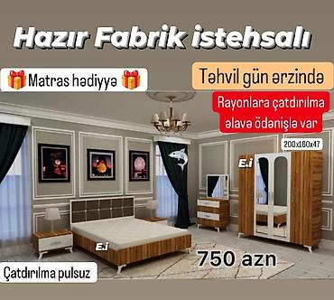 plasiq qapi: Yataq otağı dəsti – hazır fabrik istehsalı Tərkibi: - 2 qapılı — 1