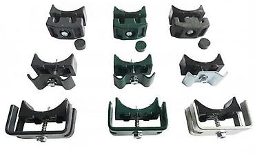 Proizvodi od rolovanog metala, metalni kanali: 🔩 SPOJNICE, OBUJMICE I DRŽAČI Za sve stubove – 2D i 3D panelne ograde — 8