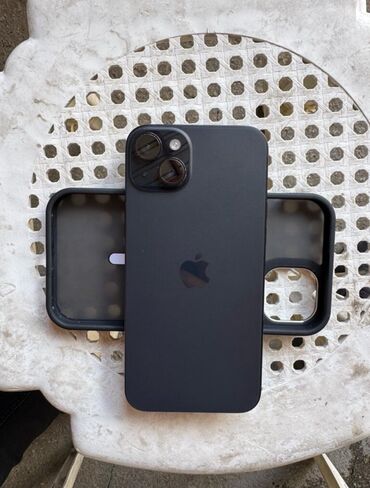 айфон на запчаст: IPhone 15 Plus, Колдонулган, 128 ГБ, Black Titanium, 89 %