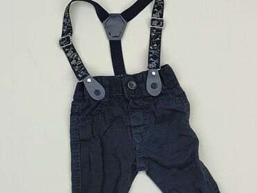 jeansy chłopięce 122: Spodnie jeansowe, 6-9 m, stan - Dobry