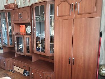 qoz: Klassik üslubda böyük qonaq otağı “stena” mebeli. - Material: ağac — 1