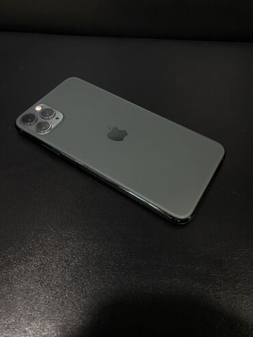 Apple iPhone: IPhone 11 Pro Max, Б/у, 256 ГБ, Matte Midnight Green, Защитное стекло, В рассрочку, 93 %