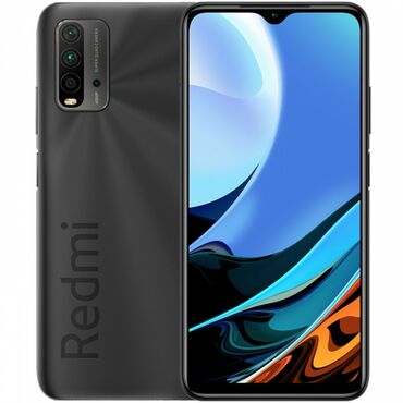 телефон aifon: Xiaomi, Redmi 9T, Б/у, 128 ГБ, цвет - Черный, 2 SIM