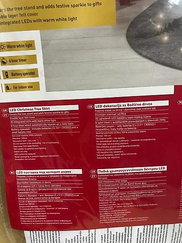 stilsko: LED dekorativna suknja za božićnu jelku – Livarno Home - Prekriva — 6