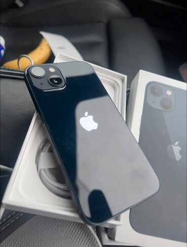 Apple iPhone: IPhone 13, Б/у, 128 ГБ, Black Titanium, 100 %