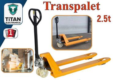 Paketləmə aparatları: Transpalet "STT-2500Pro" ✅ Taşıma Kapasitesi: 2.5T ✅ Çatallar Arası