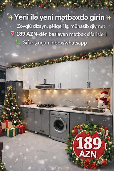 *Sifariş mətbəx mebeli⬇️* Qiymət pm 189₼👍 1000+ sifarişə moyka