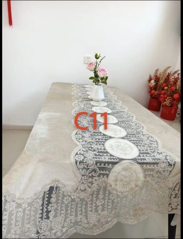 Süfrələr: Məhsul: Dantella brendli ev tekstili 1) Çarpayı dəsti - Naxış — 104