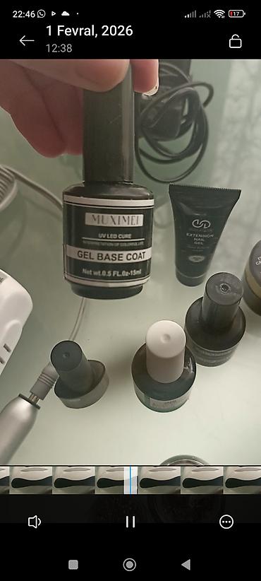 Manikür və pedikür məhsulları: Dırnaq üçün gel lak, İşlənmiş — 9