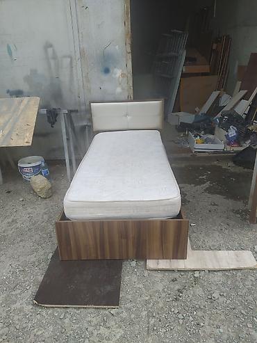 İşlənmiş, Təknəfərlik çarpayı, Bazasız, Matras ilə, Siyirməsiz