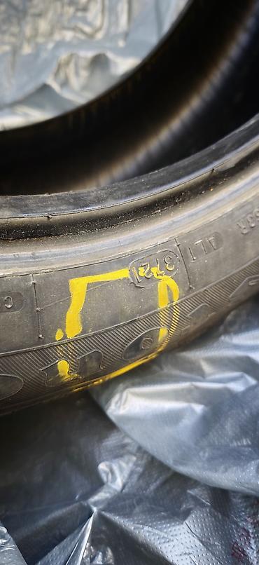 mishlen: Резина б/у на пару месяцев Firestone с одной заплатой Michelin — 5