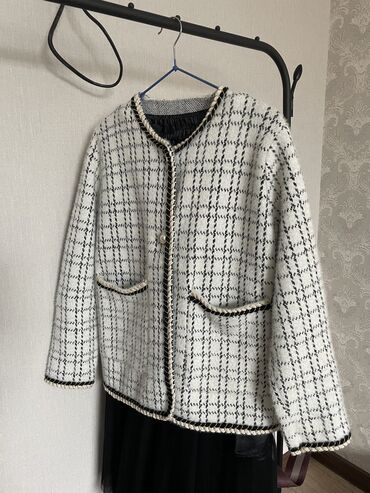длинный пиджак: Костюм с юбкой, Модель юбки: Пышная, Миди, Пиджак, Китай, XL (EU 42), 2XL (EU 44)
